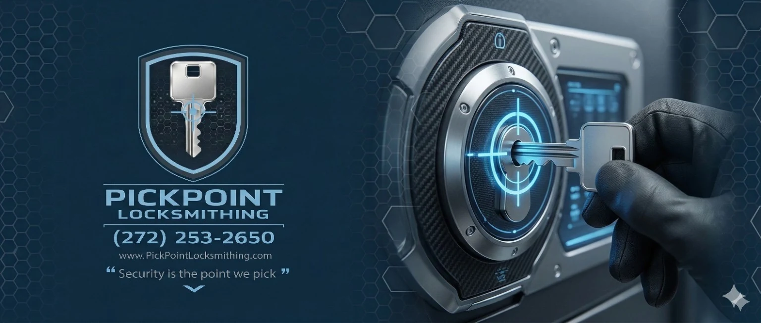 PickPoint Locksmithing — Security Is The Point We Pick